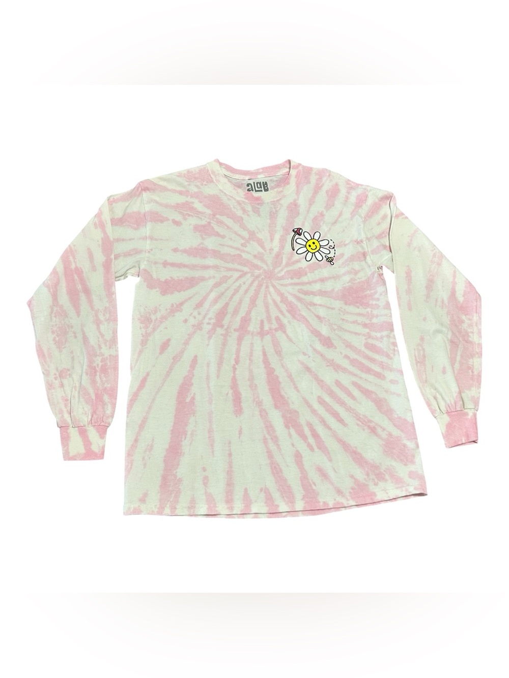 aLab Pink Tie-Dye Long Sleeve Tee Men’s size Medium